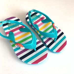 Toddler Rainbow Flip Flops | NWOT | Size 7/8